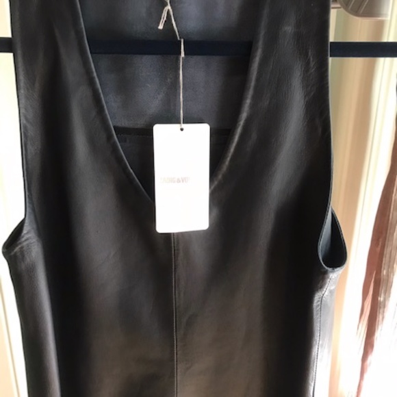 Zadig and Voltaire Leather dress - Picture 6 of 8